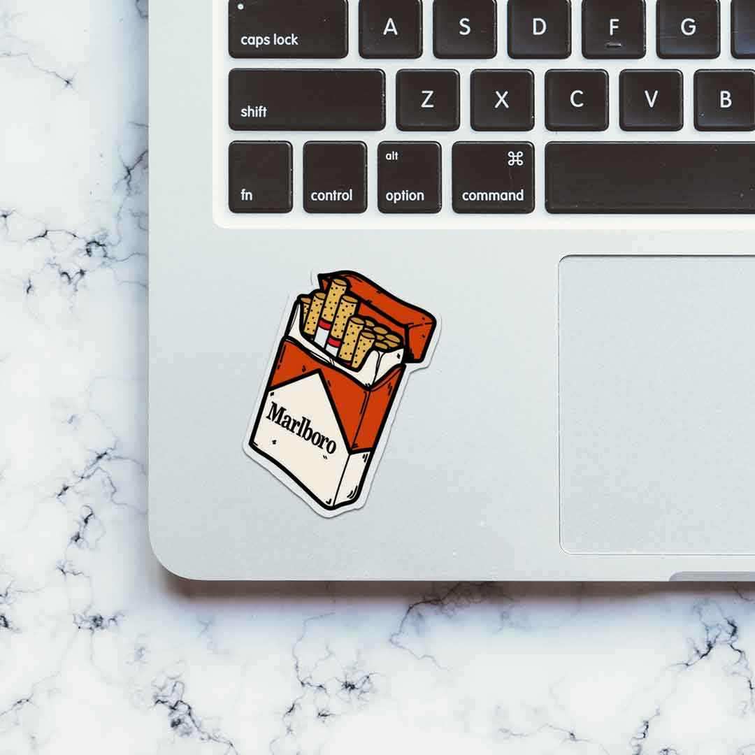 Marlboro Sticker waterproof vinyl decal for laptop, bike, car & bottle
