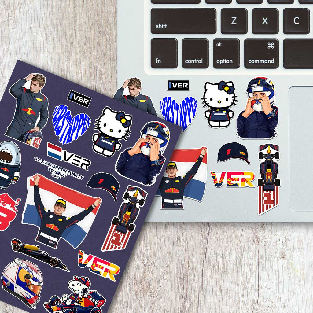 Racing Champion Fan Sheet - die-cut vinyl sticker sheet | STICK IT UP Canada