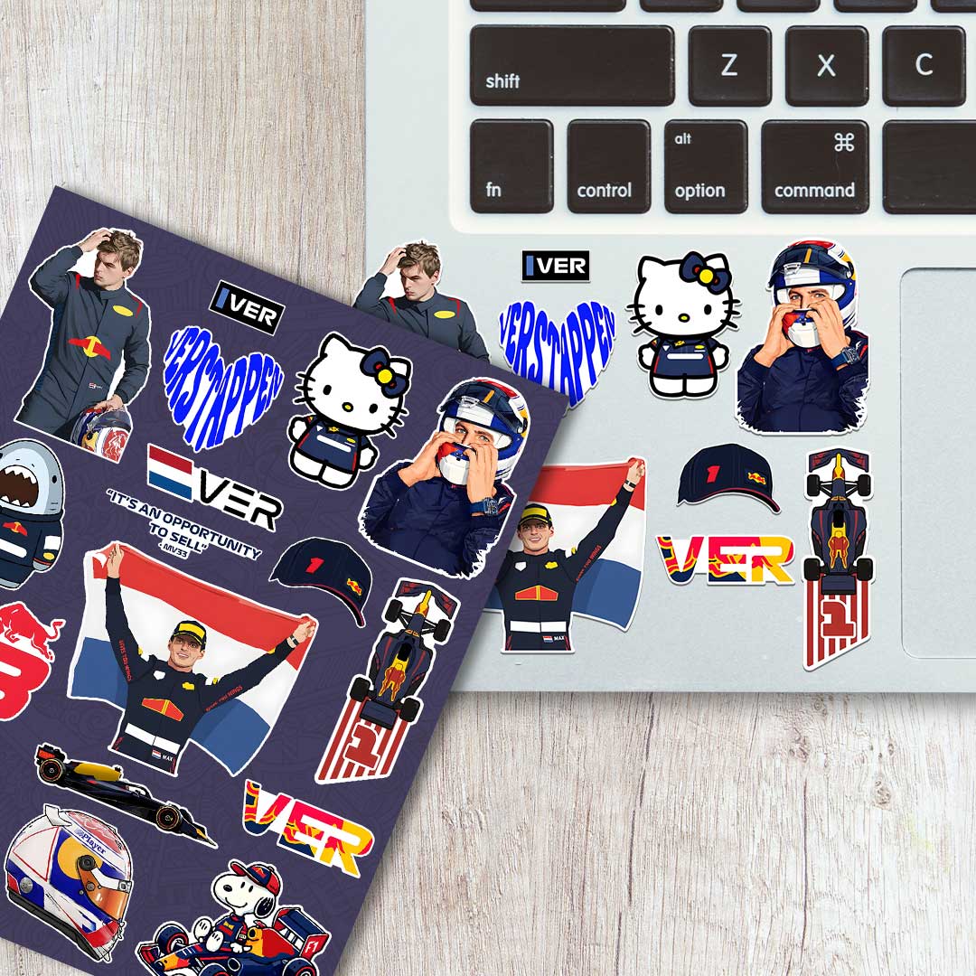 Racing Champion Fan Sheet - die-cut vinyl sticker sheet | STICK IT UP Canada