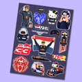 Racing Champion Fan Sheet - die-cut vinyl sticker sheet | STICK IT UP Canada
