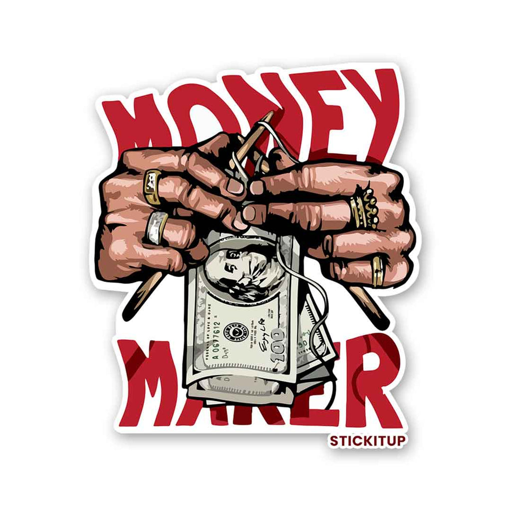 Money Maker Sticker - Stickers | STICK IT UP
