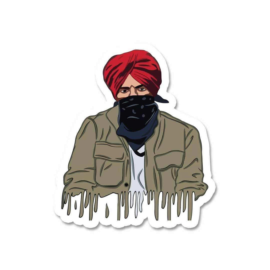 Red Turban Portrait Sticker - Stickers | STICK IT UP
