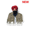 Red Turban Portrait Sticker - Stickers | STICK IT UP
