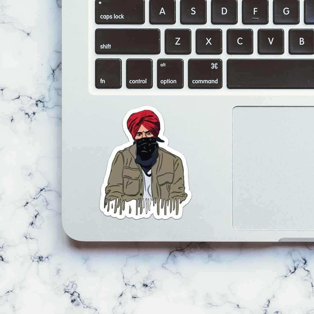 Red Turban Portrait Sticker - Stickers | STICK IT UP