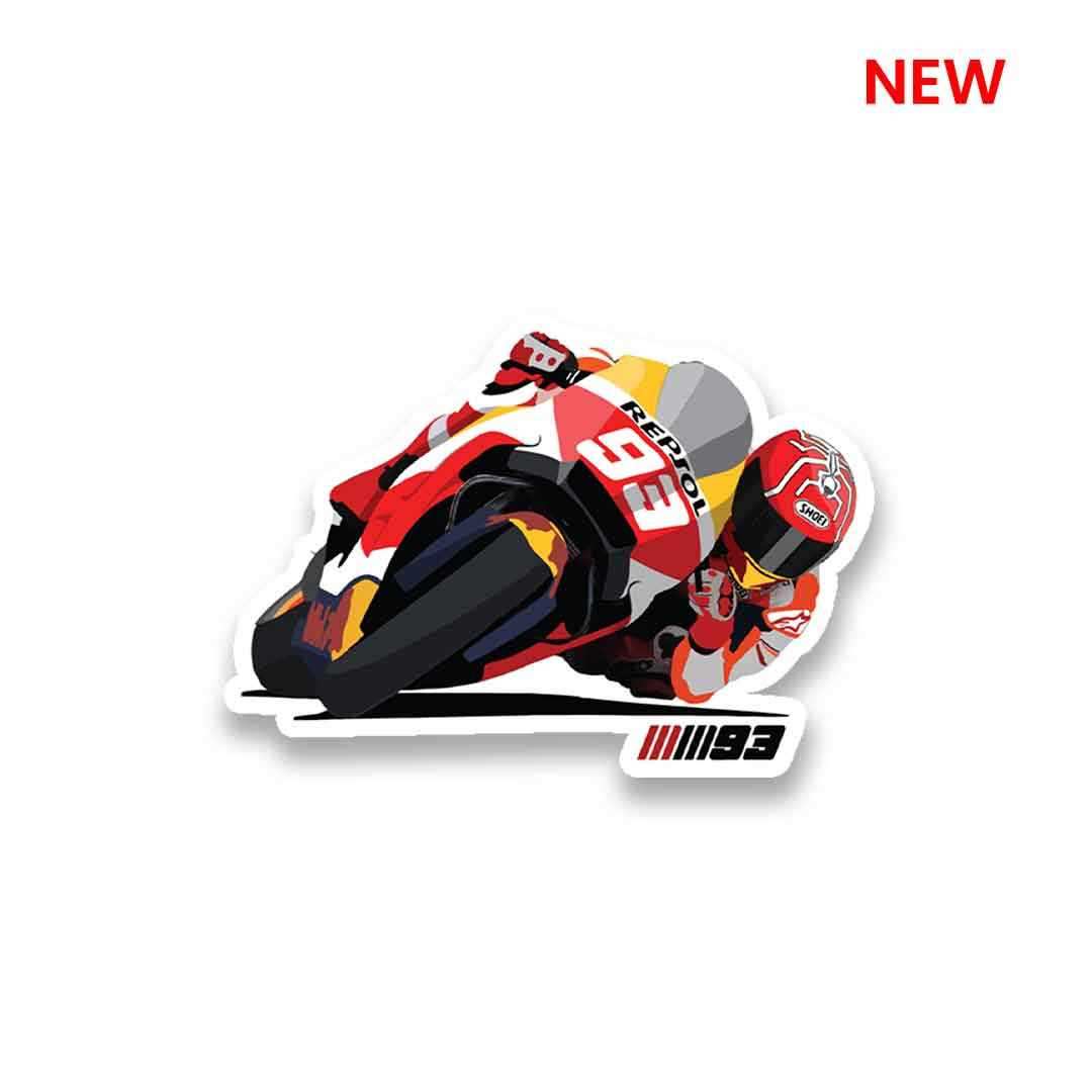 Motogp 93 Sticker - Stickers | STICK IT UP