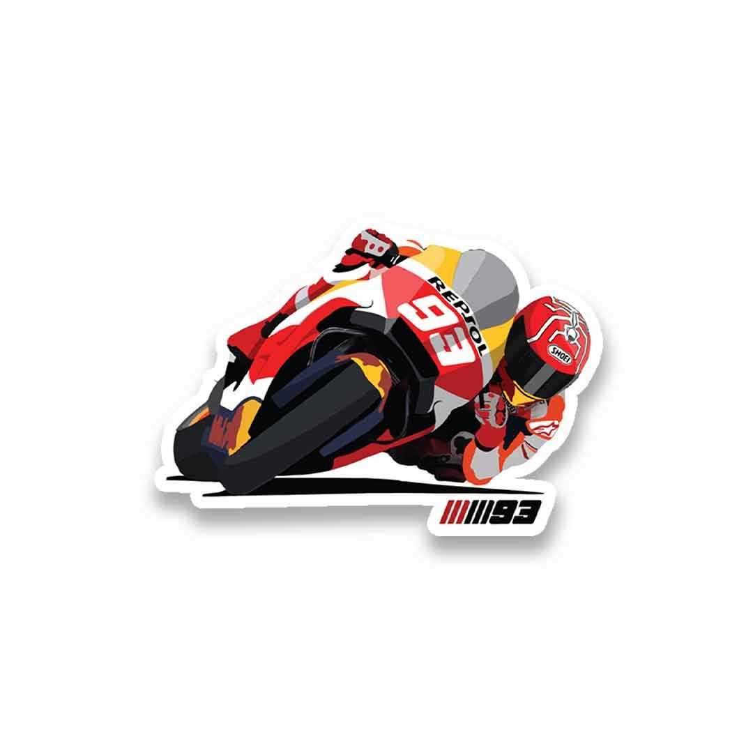 Motogp 93 Sticker - Stickers | STICK IT UP