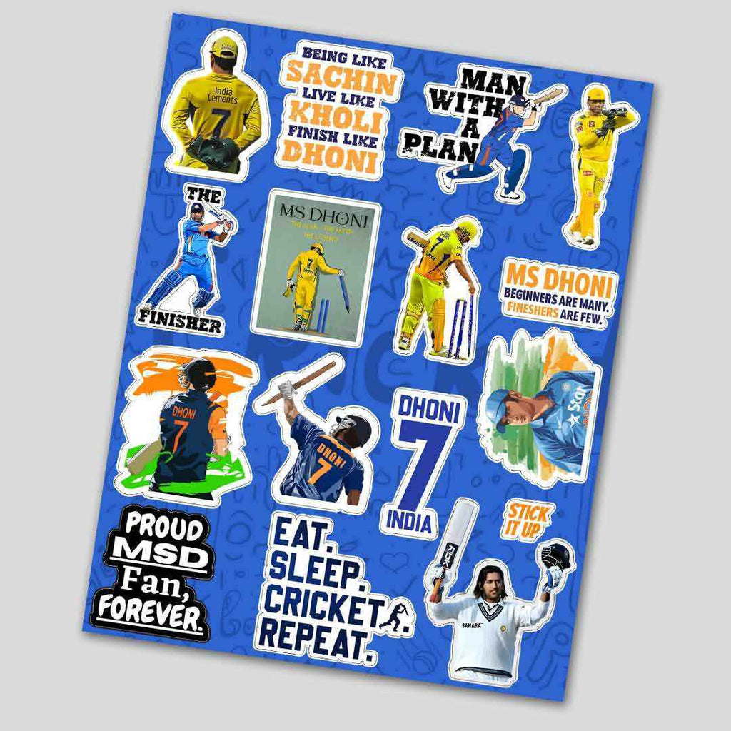 Cricket Captain Fan Sticker Sheet