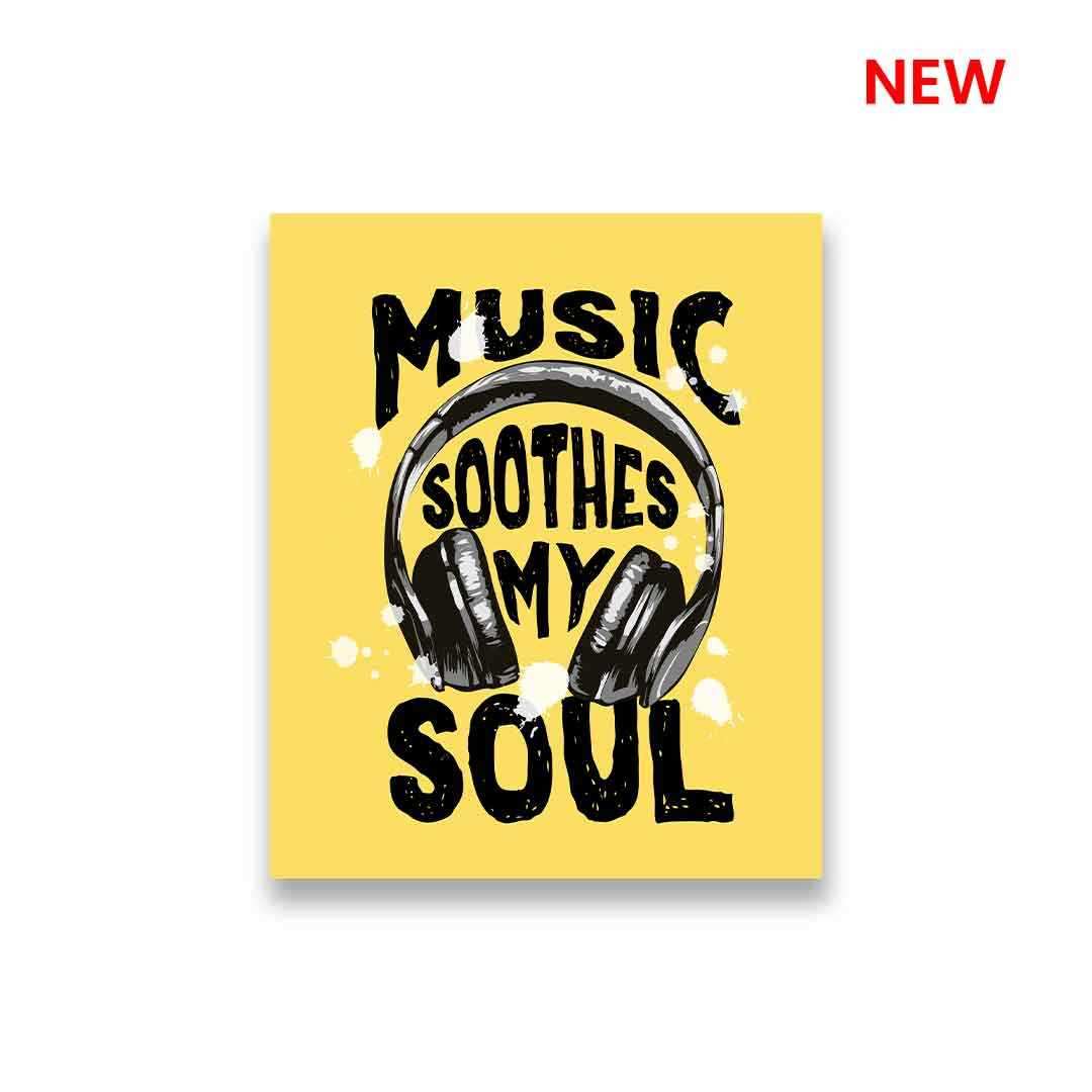 Music Soothes My Soul Sticker - Stickers | STICK IT UP