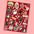 Naruto Mini Sticker Sheet waterproof vinyl decal for laptop, bike, car & bottle
