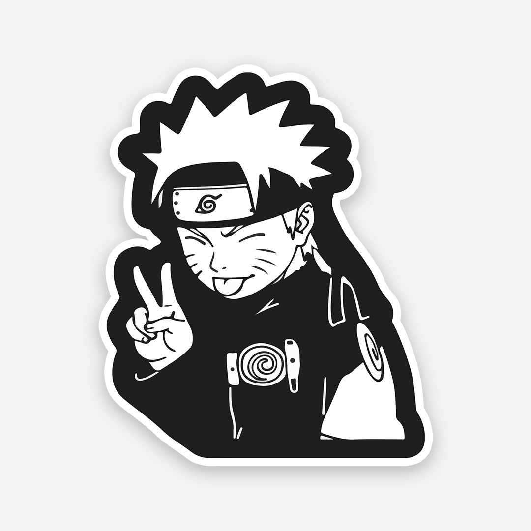 Peace Sign Ninja Sticker - Stickers | STICK IT UP
