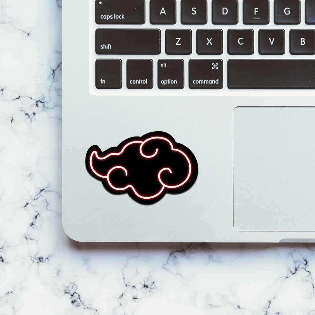 Neon Akatsuki Sticker waterproof vinyl decal for laptop, bike, car & bottle
