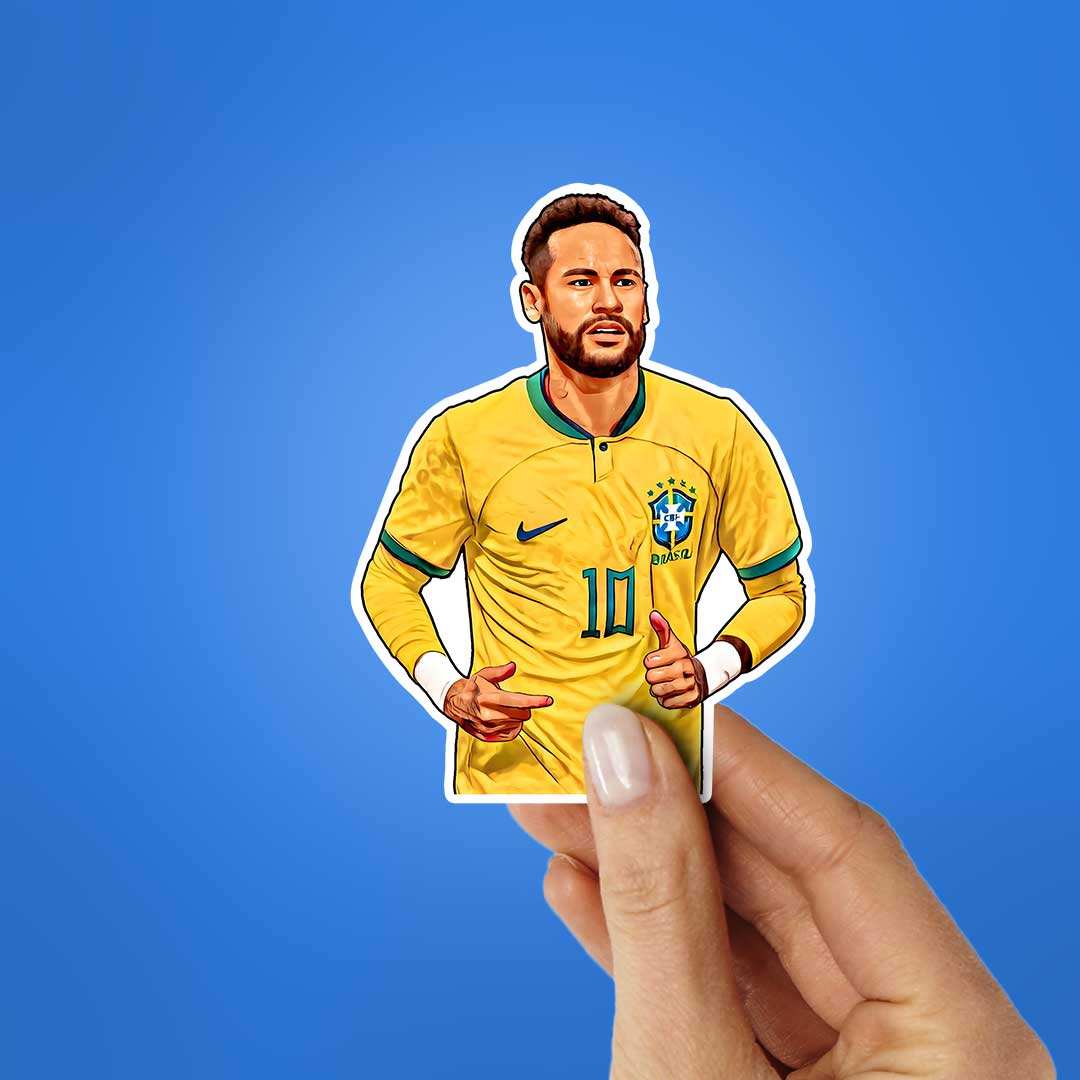 Neymar Jr Brazil 2.0 Sticker - Stickers | STICK IT UP