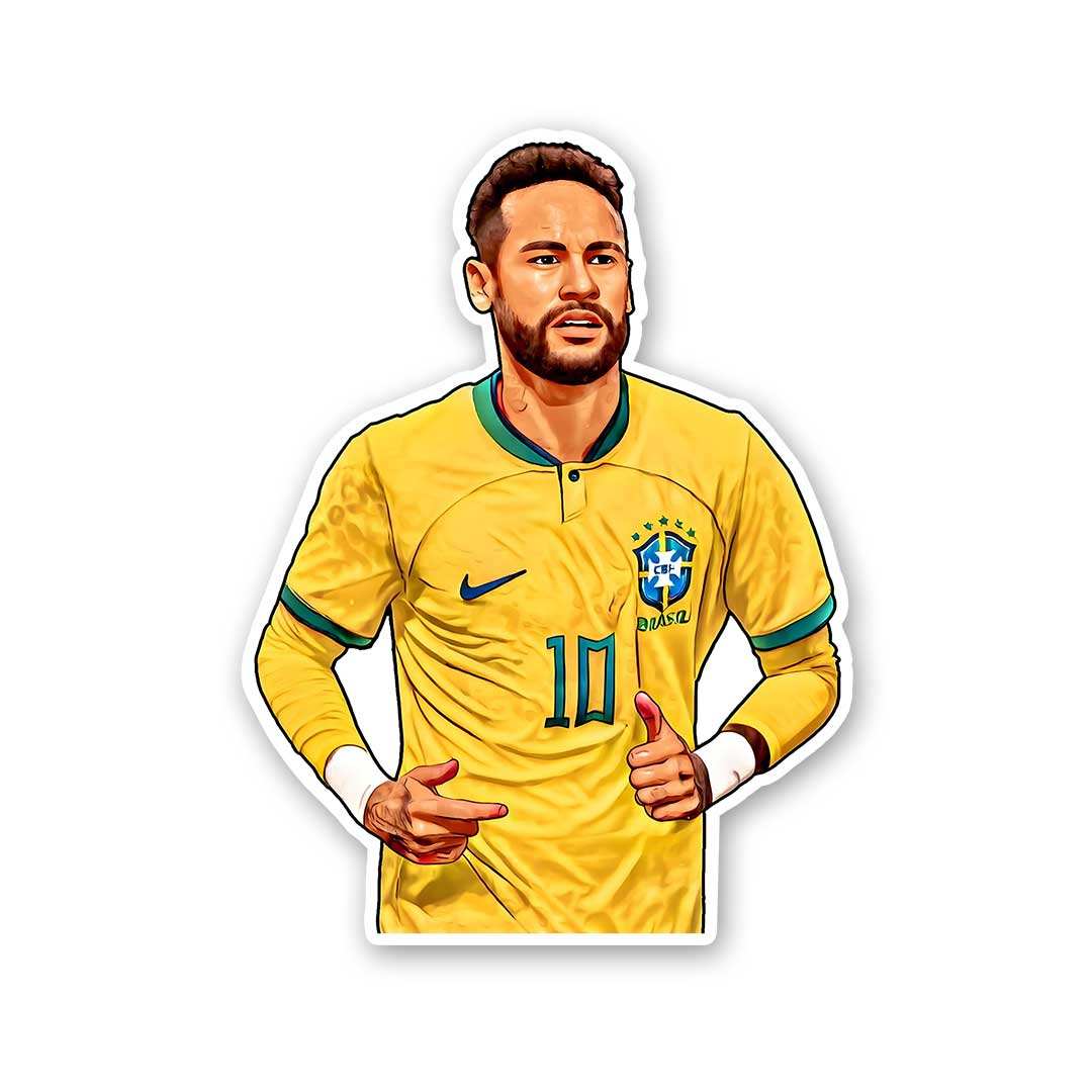 Neymar Jr Brazil 2.0 Sticker - Stickers | STICK IT UP