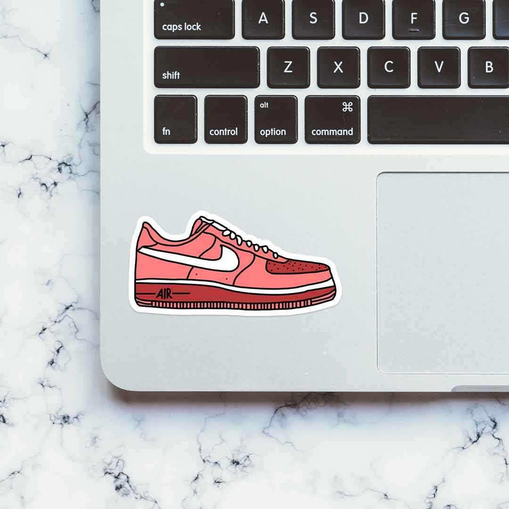 Pink Sneaker Sticker - Stickers | STICK IT UP
