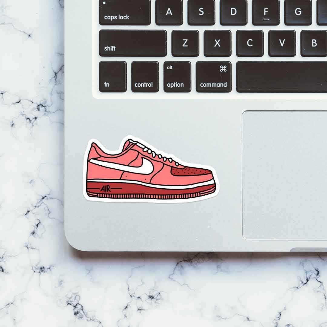 Pink Sneaker Sticker - Stickers | STICK IT UP