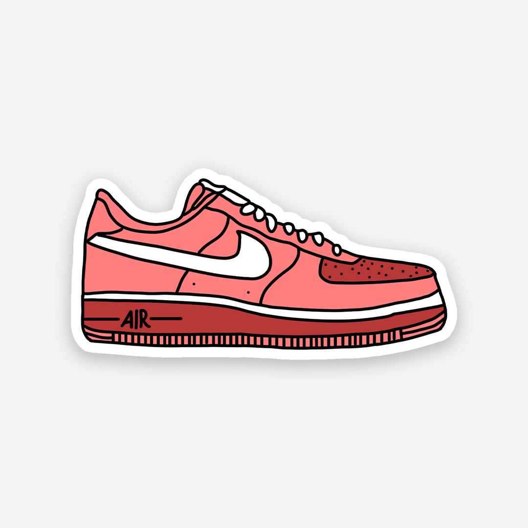 Pink Sneaker Sticker - Stickers | STICK IT UP