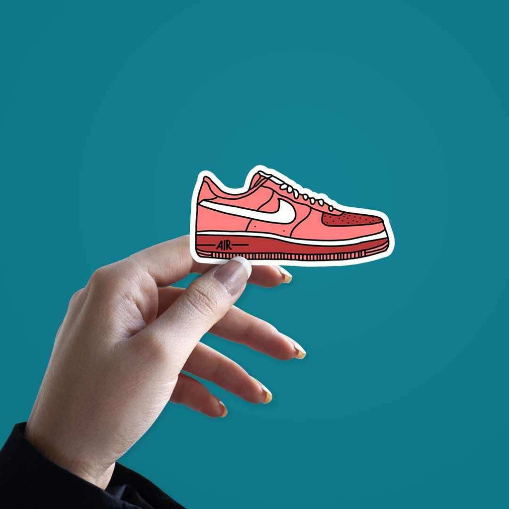 Pink Sneaker Sticker - Stickers | STICK IT UP