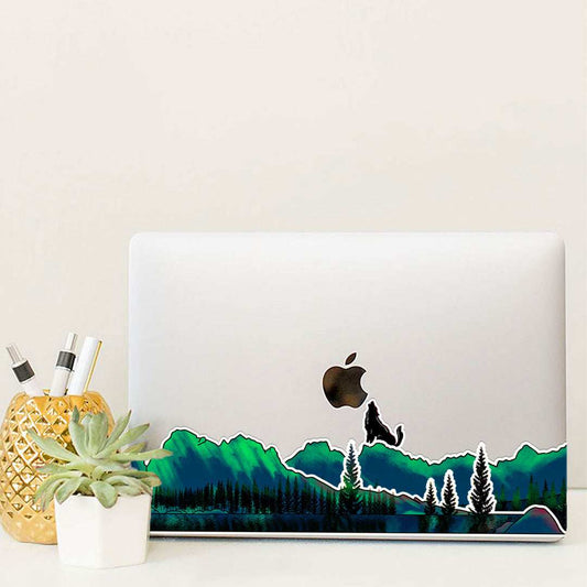Northen light Infinity Sticker waterproof vinyl decal for laptop, bike, car & bottle