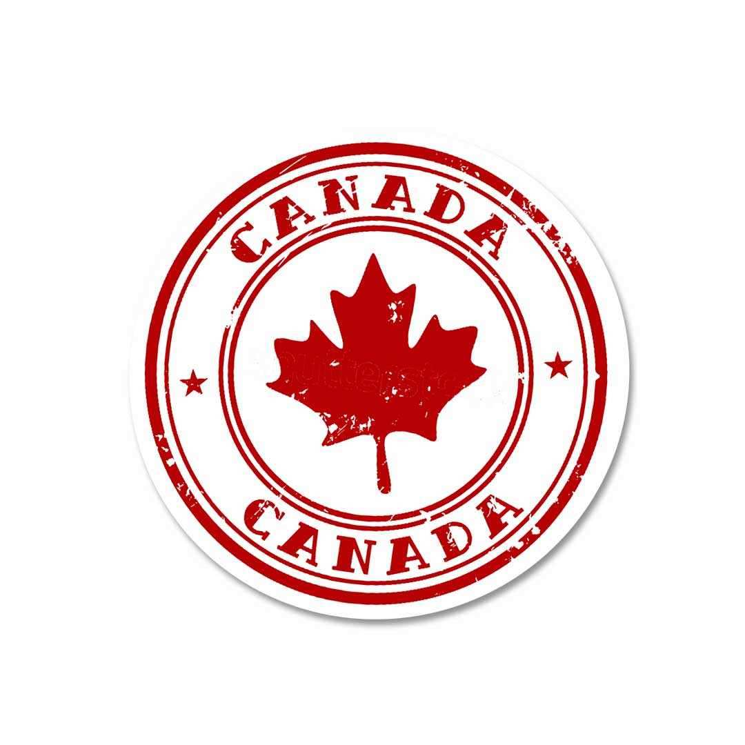 O CANADA Sticker waterproof vinyl decal for laptop, bike, car & bottle