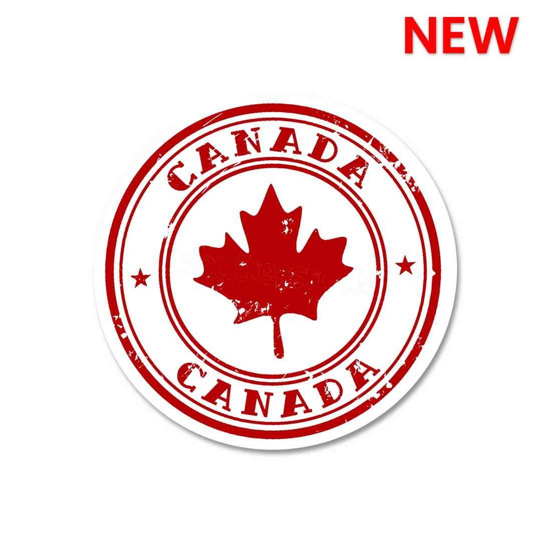 O CANADA Sticker waterproof vinyl decal for laptop, bike, car & bottle