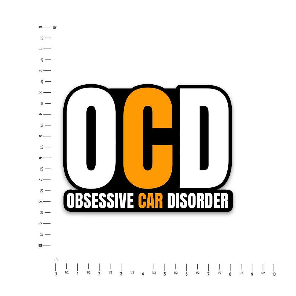 Obsessive Car Disorder Bumper Sticker - Bumper Stickers | STICK IT UP