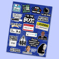 Office Mini Sticker Sheet - Sticker Sheets | STICK IT UP