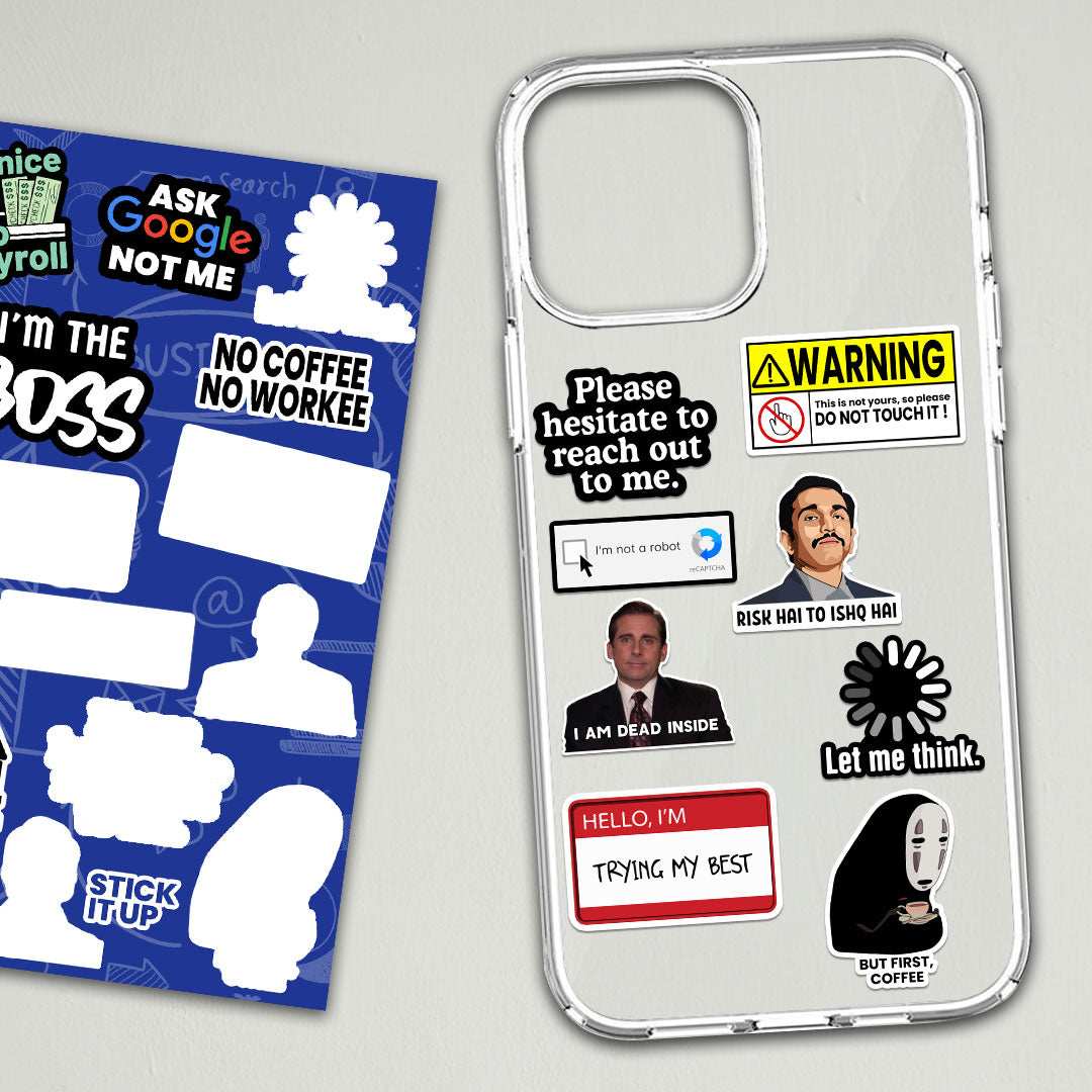 Office Mini Sticker Sheet - Sticker Sheets | STICK IT UP