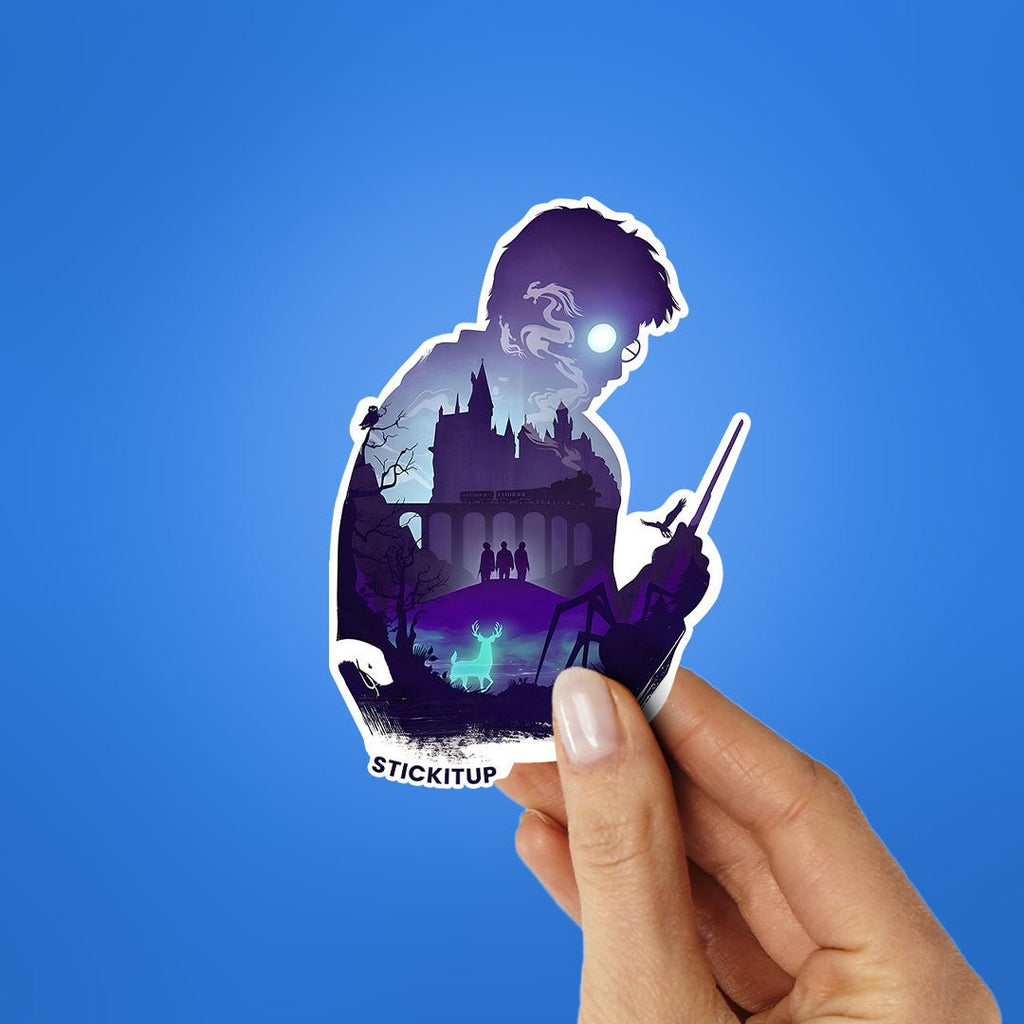 Wizard Castle Silhouette Sticker - Stickers | STICK IT UP