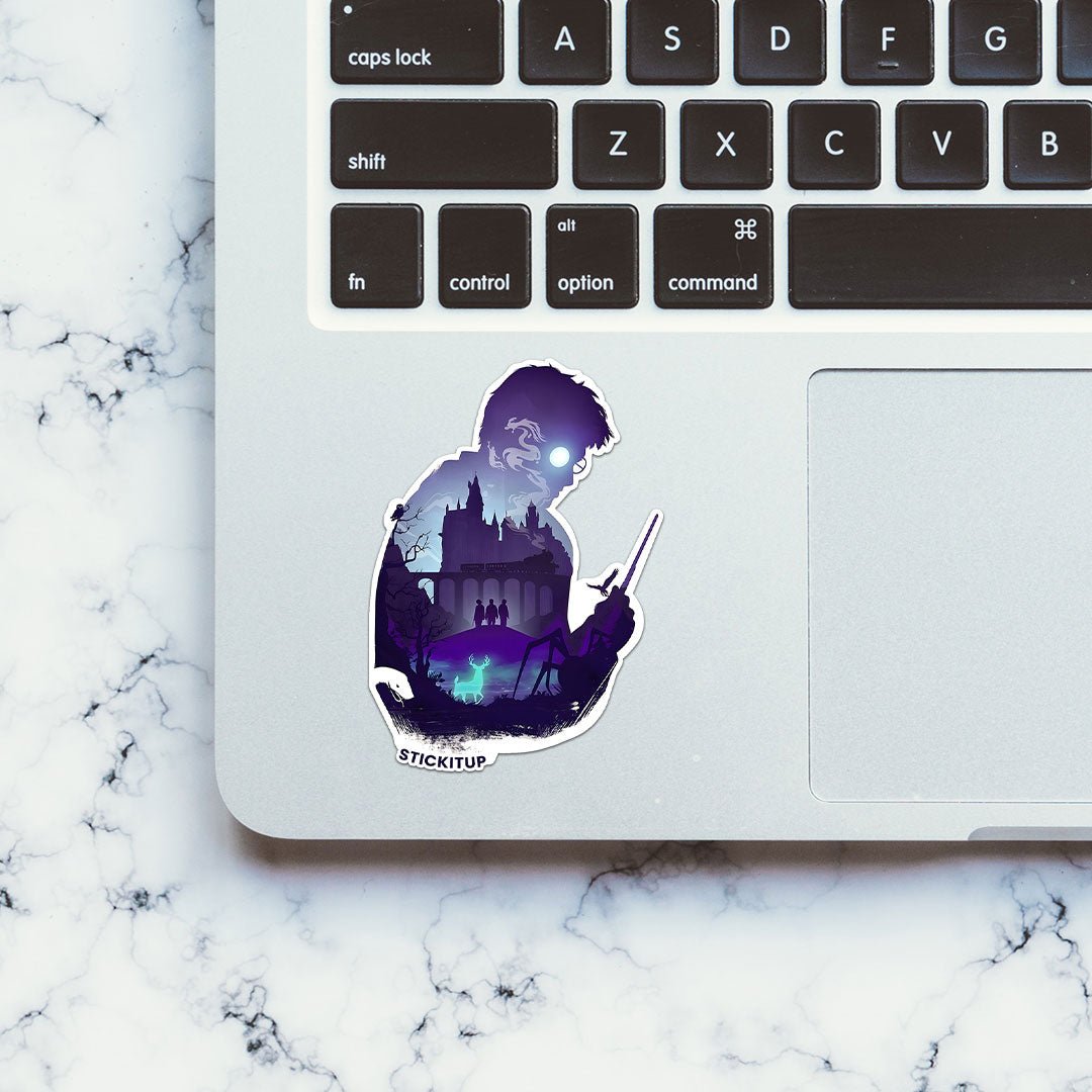 Wizard Castle Silhouette Sticker - Stickers | STICK IT UP