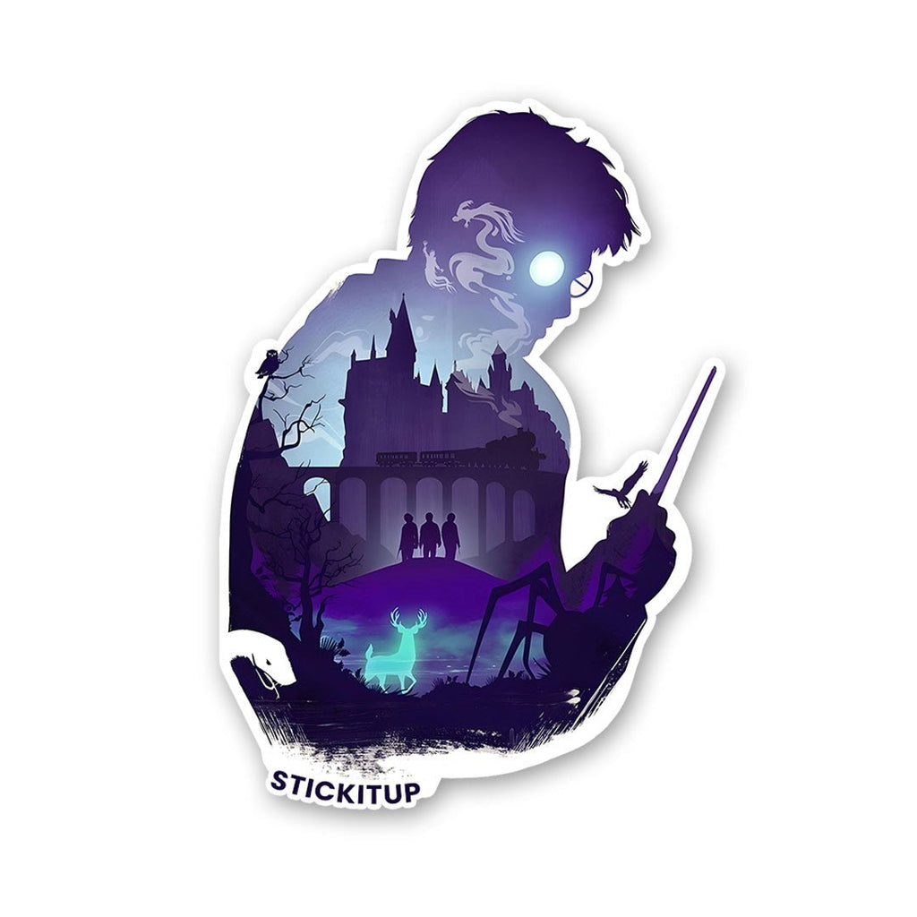 Wizard Castle Silhouette Sticker - Stickers | STICK IT UP