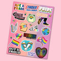 Pride Mini Sticker Sheet - die-cut vinyl sticker sheet | STICK IT UP Canada