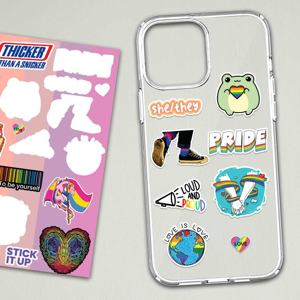 Pride Mini Sticker Sheet - die-cut vinyl sticker sheet | STICK IT UP Canada