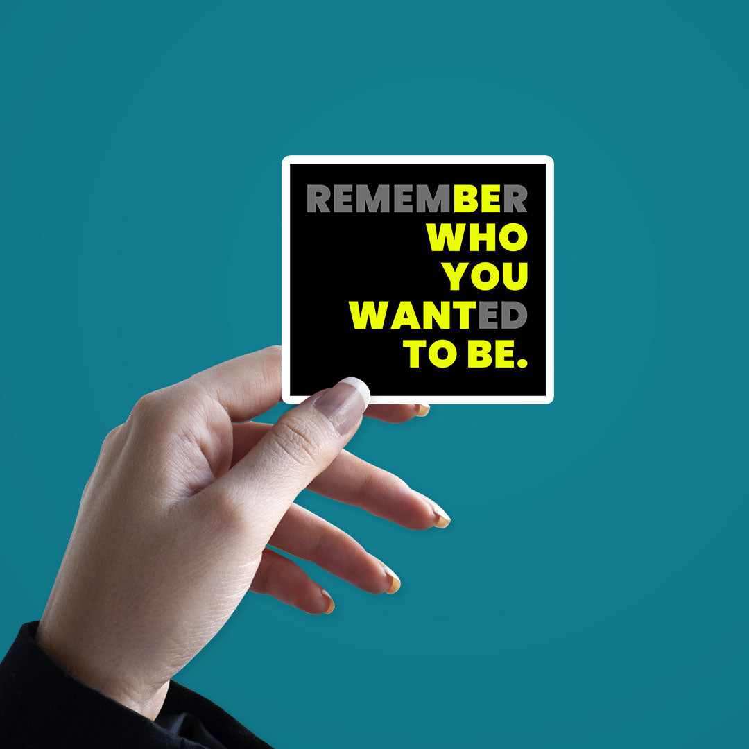 Remember Sticker - Stickers | STICK IT UP