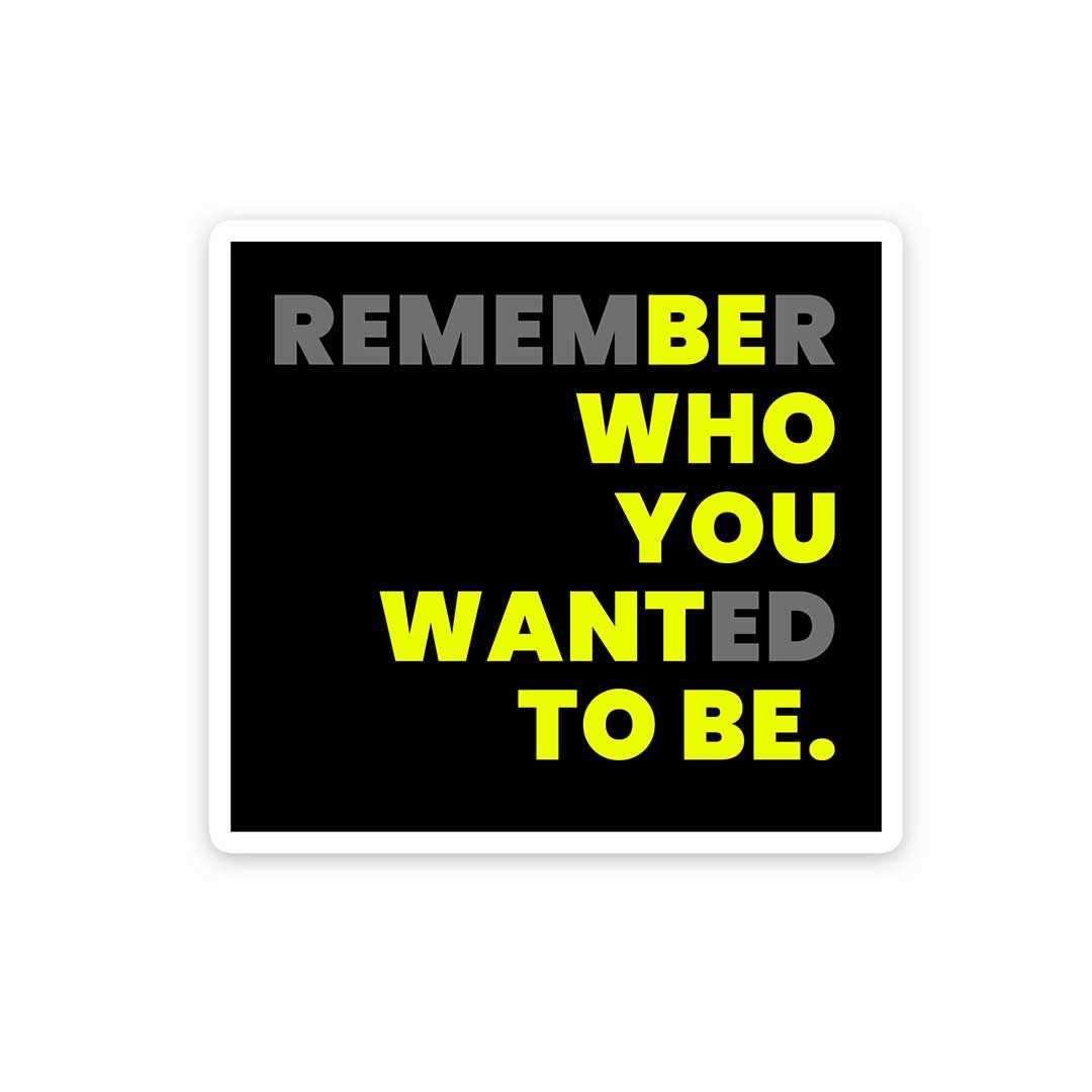 Remember Sticker - Stickers | STICK IT UP