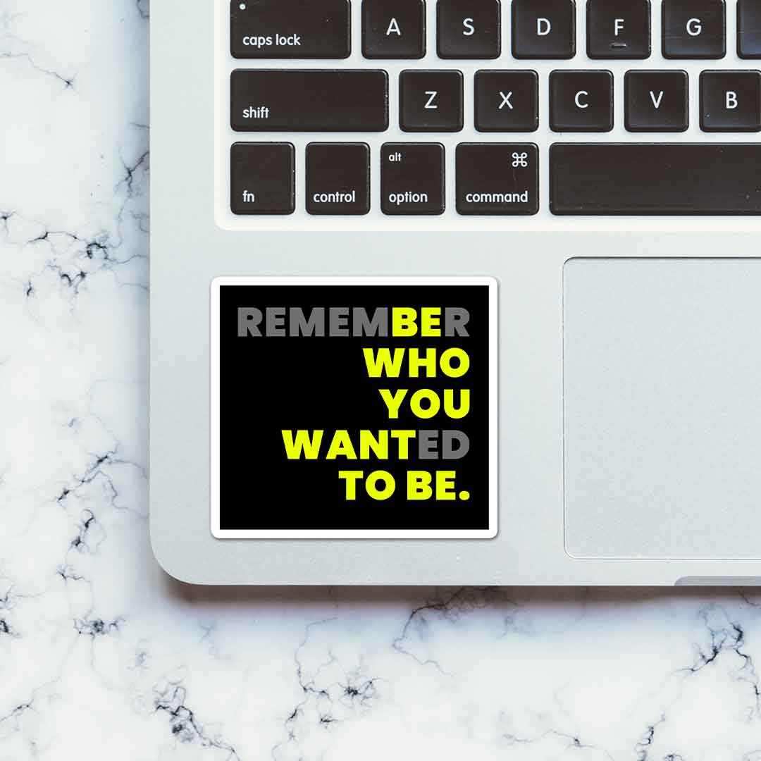 Remember Sticker - Stickers | STICK IT UP