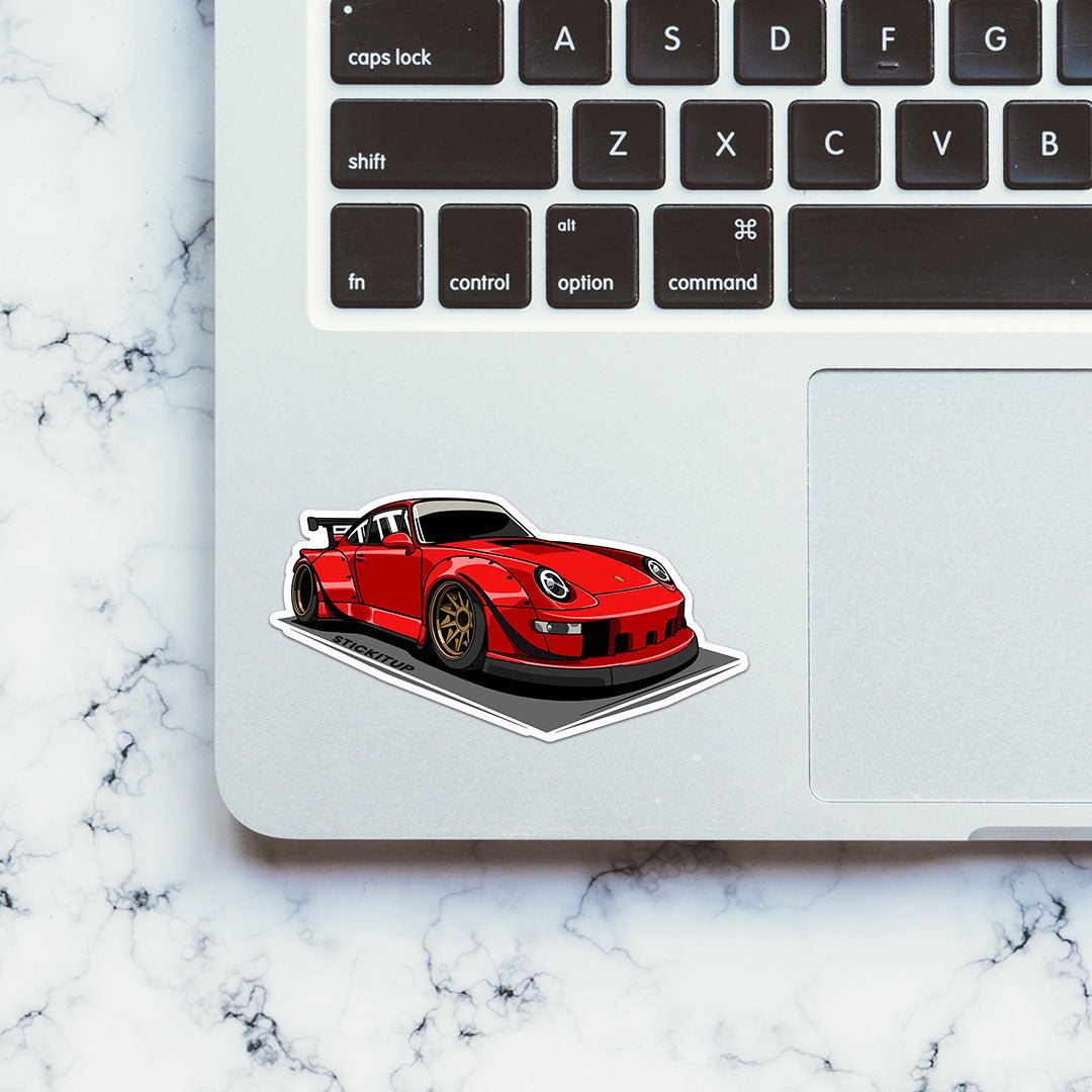 RWB 911 Red Sticker - Stickers | STICK IT UP