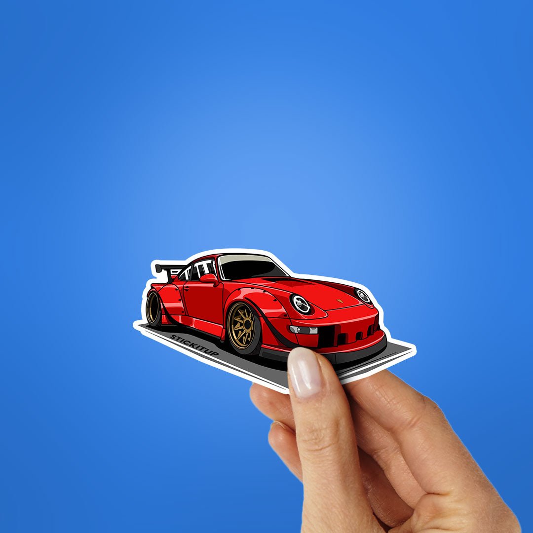 RWB 911 Red Sticker - Stickers | STICK IT UP