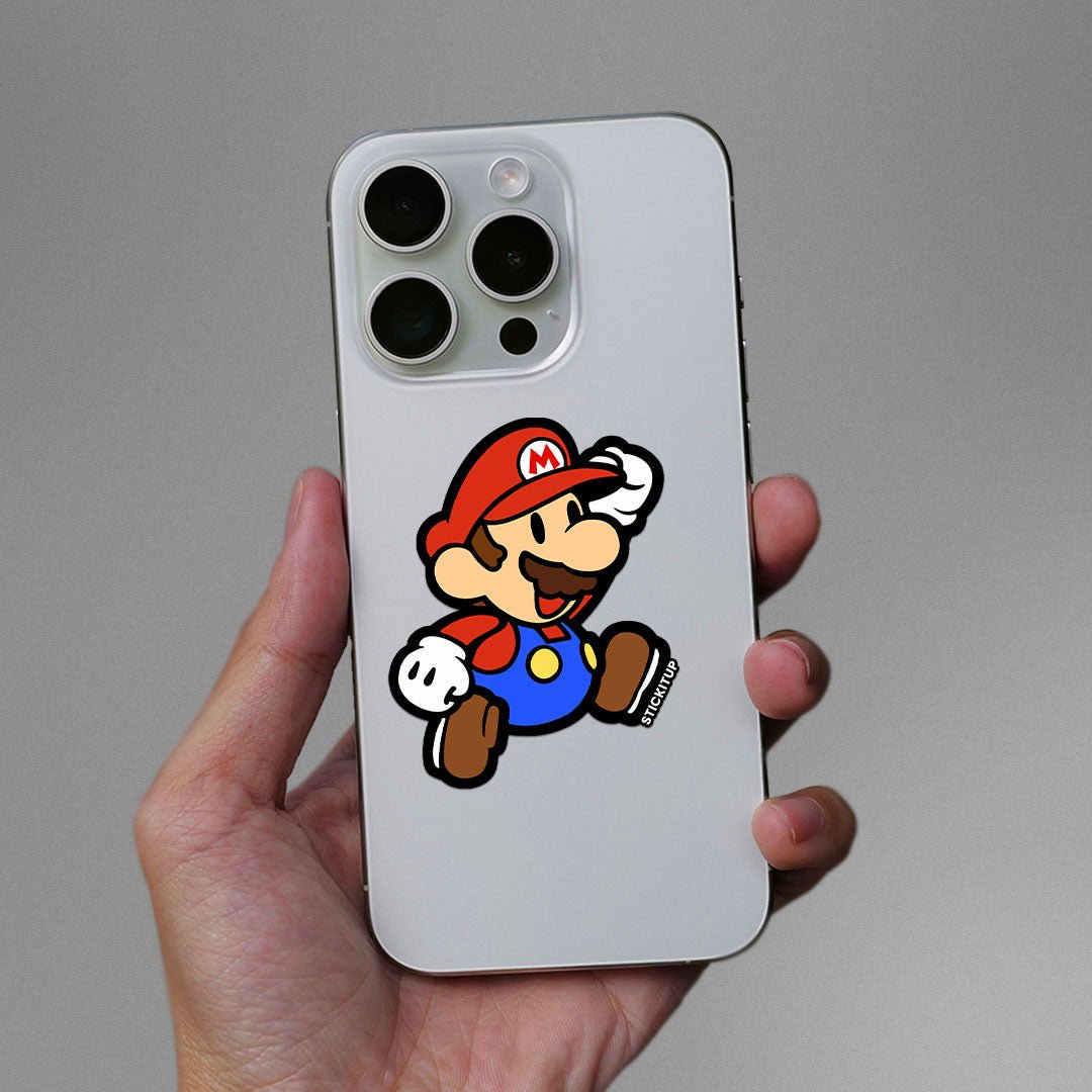S Mario Sticker - Stickers | STICK IT UP
