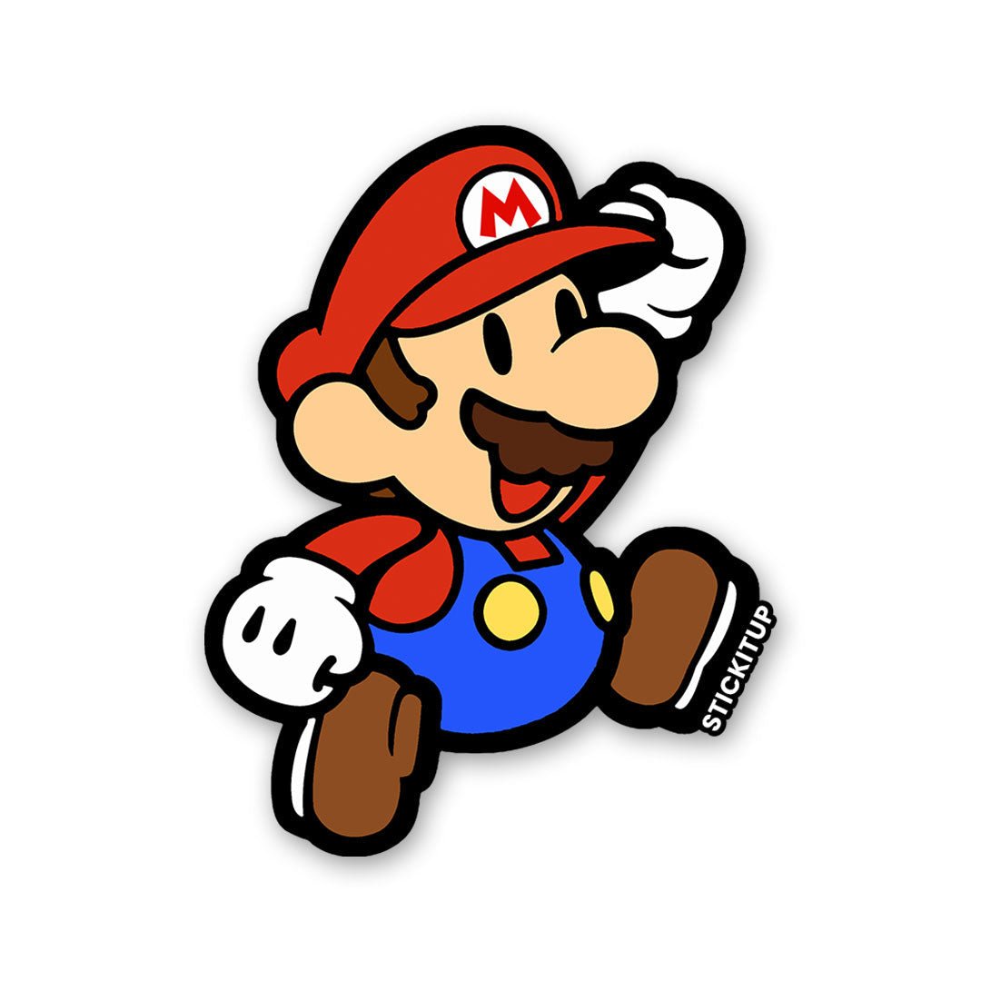 S Mario Sticker - Stickers | STICK IT UP