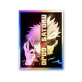 Split-Face Sorcerer Holographic Stickers - Holographic Stickers | STICK IT UP