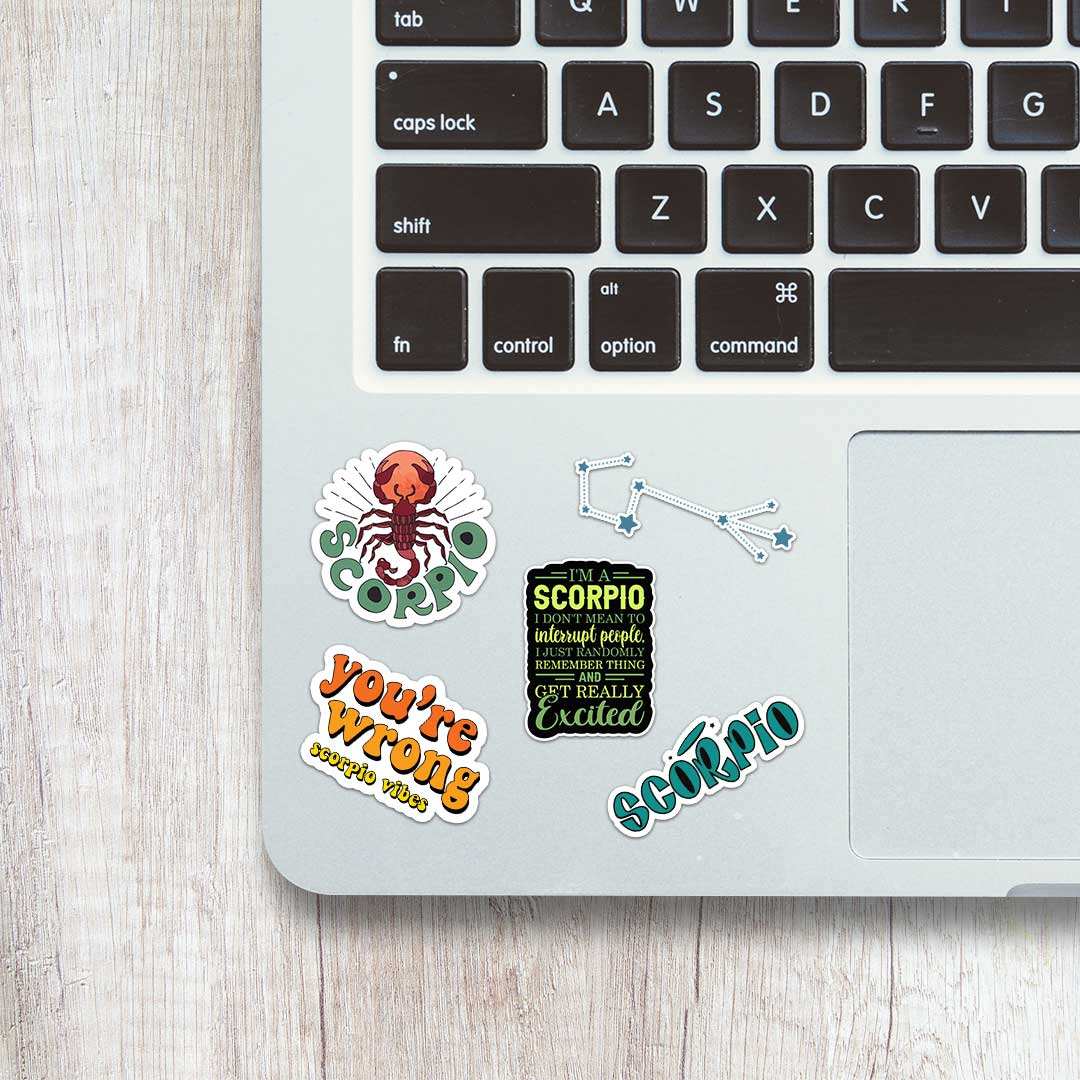 Scorpio Zodiac Sticker Sheet - die-cut vinyl sticker sheet | STICK IT UP Canada