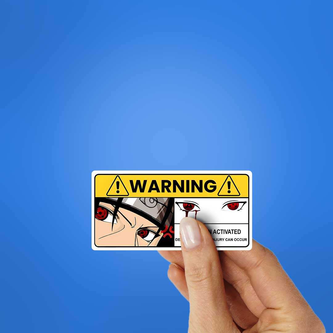 Sharingan Activated Sticker - Stickers | STICK IT UP
