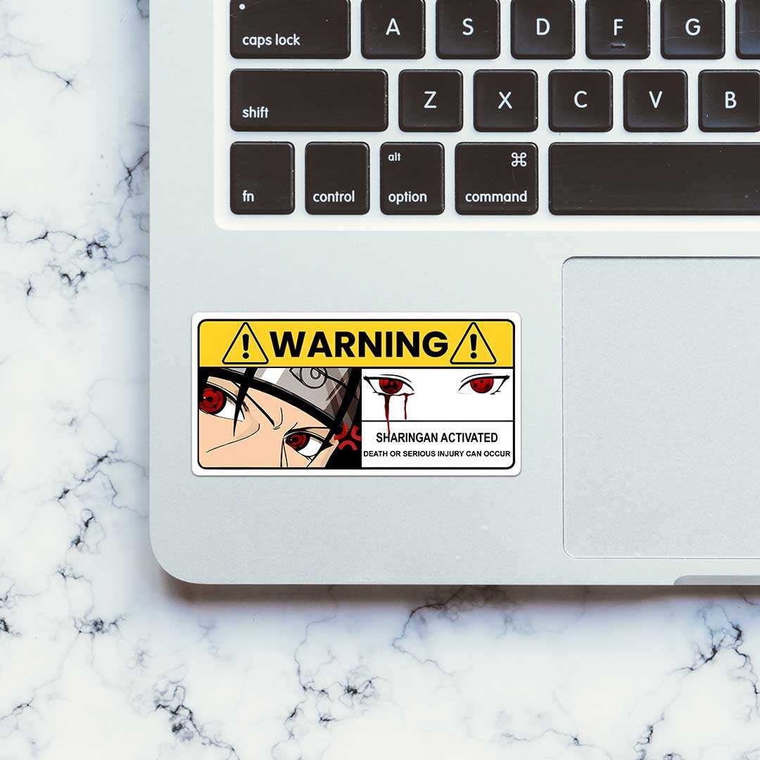 Sharingan Activated Sticker - Stickers | STICK IT UP