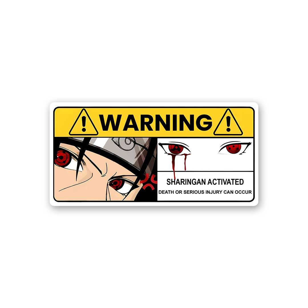 Sharingan Activated Sticker - Stickers | STICK IT UP