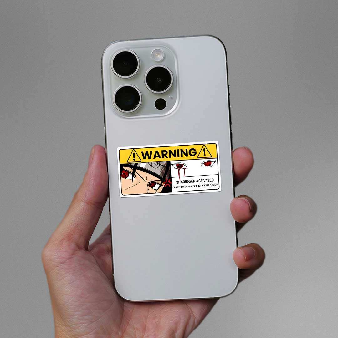 Sharingan Activated Sticker - Stickers | STICK IT UP