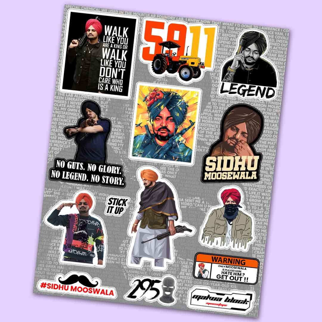 Punjabi Legend Fan Sheet - die-cut vinyl sticker sheet | STICK IT UP Canada