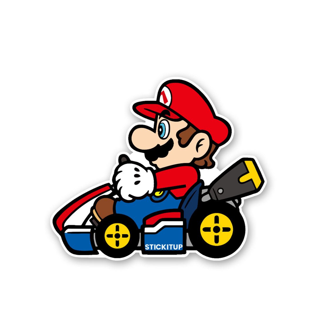 SMario Go Kart Sticker - Stickers | STICK IT UP