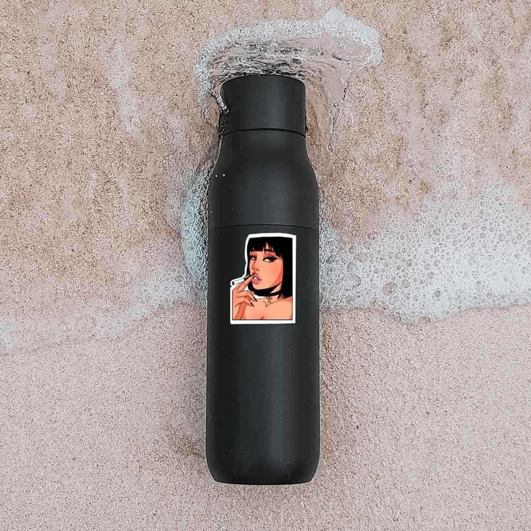 Smoke Girl Sticker - Stickers | STICK IT UP