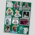 West Coast Rap Fan Sheet - die-cut vinyl sticker sheet | STICK IT UP Canada