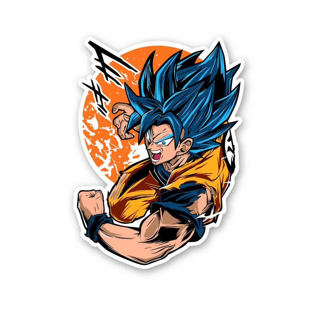 Son Goku Sparking Zero Sticker waterproof vinyl decal for laptop, bike, car & bottle